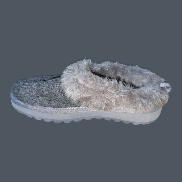 Skechers Women's Keepsakes Gray Kniy Ice Angel Slippers Size 5 - Picture 6 of 7